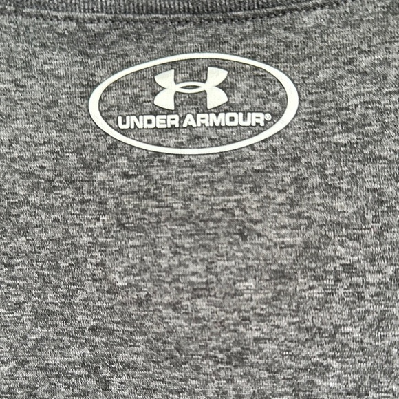 Under Armour X Marvel Gray HeatGear T-Shirt w/ Red Spider Logo Loose Fit YLG - Picture 5 of 8